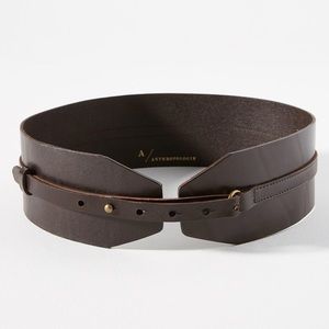 Anthropologie Leather Corset Belt